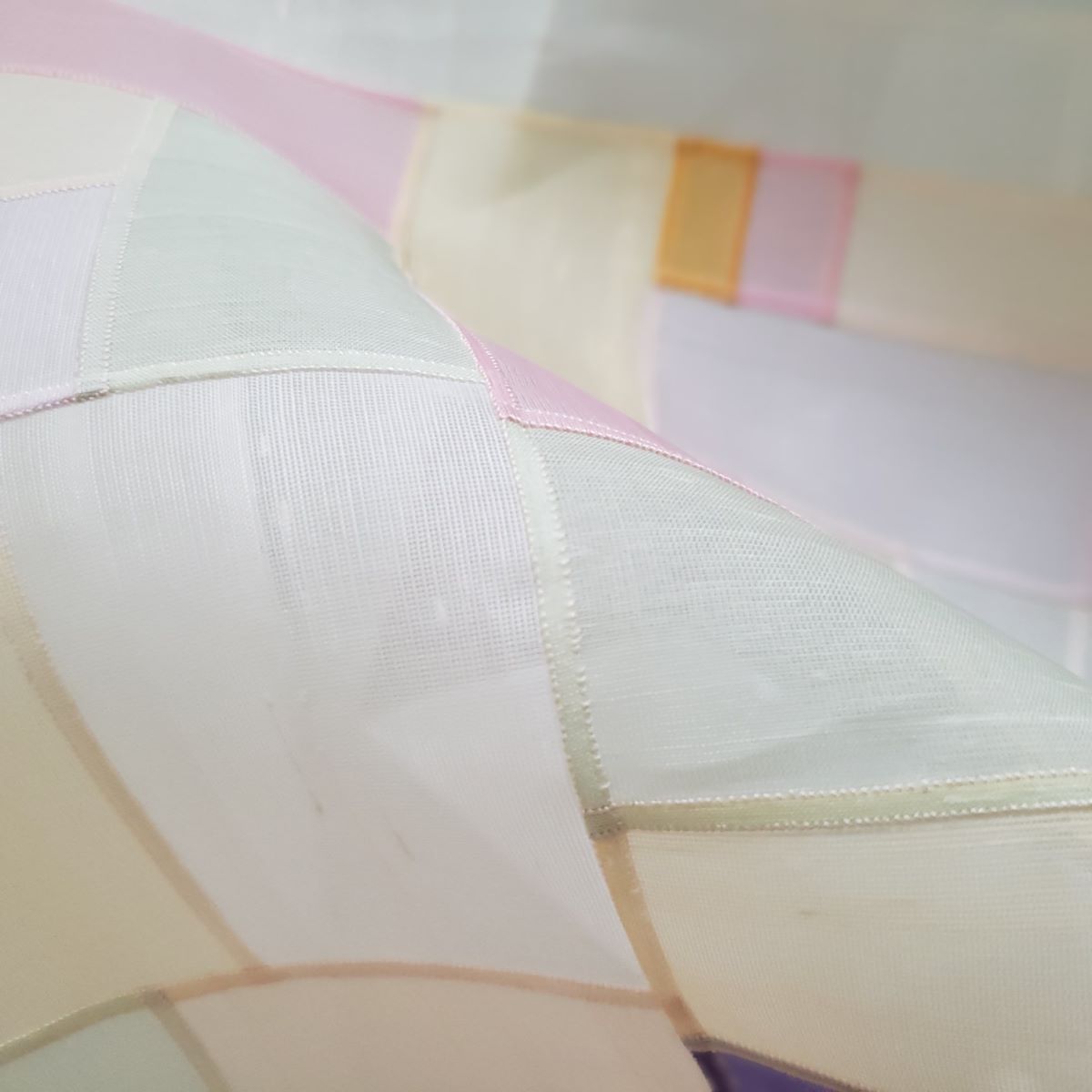 KIT オクサ（薄絹）でつくるパステルカラーの覆い布  ｜POJAGI工房koe